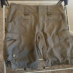 Triple Aught Design Force 10 AC Cargo Shorts size 34 dark brown (chimera)